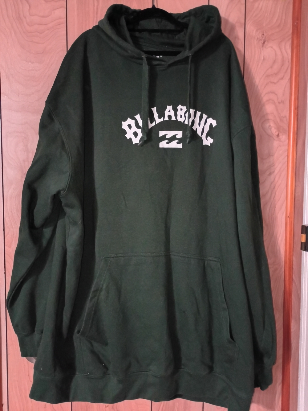 Billabong Men's Dark Green Hooded Sweatshirt